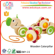 2015 Kreatives Design Caterpillar Walking Modell Hochwertige Hölzerne Baby Spielzeug zum Verkauf